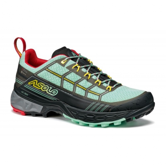 Asolo | Women'S Backbone Gtx -Woman-Brook Green / Black / Fire Red