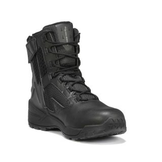 Belleville Tactical Boots Men's TR1040-ZWP / 7 Inch Waterproof Ultralight Tactical Side-Zip Boot-Black