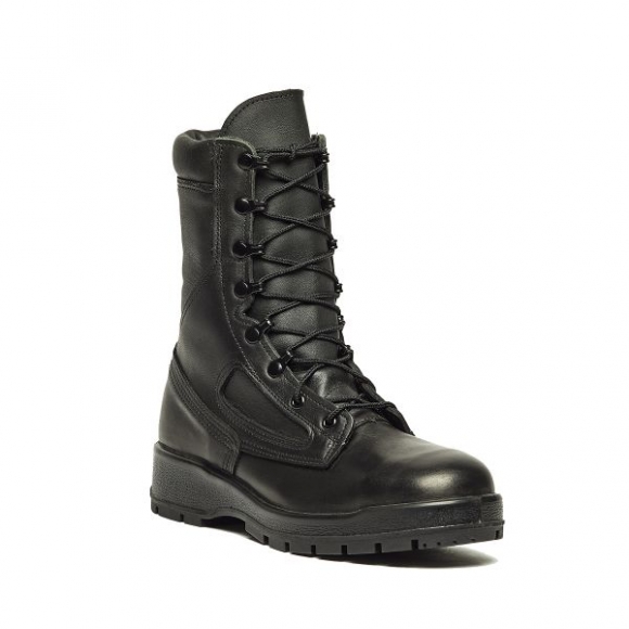 Belleville Military Boots Men's F495 ST / Navy Female General Purpose Steel Toe Boot-Black