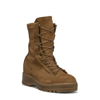 Belleville Military Boots Men's C790 ST / Waterproof Steel Toe Flight and Combat Boot-Coyote Brown