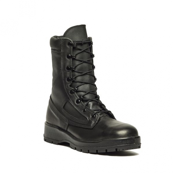 Belleville Military Boots Men's 495 ST / Navy General Purpose Steel Toe Boot-Black