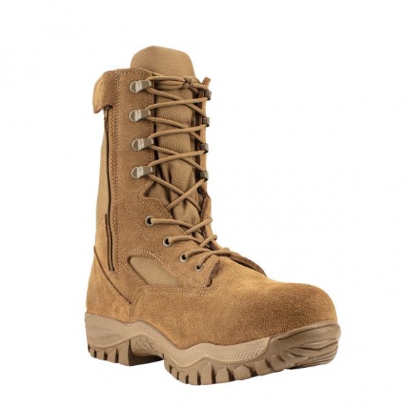 Belleville Military Boots Men's C312Z CT - Hot Weather Side Zip Composite Toe Boot-Coyote Brown