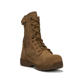 Belleville Military Boots Men's Flyweight TR596Z CT / Hot Weather Side-Zip Composite Toe Boot-Coyote Brown