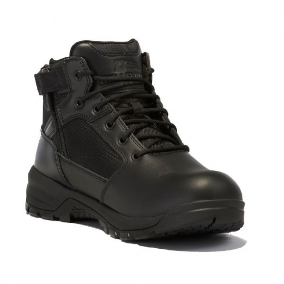 Belleville Tactical Boots Men's SPEAR POINT BV915Z / Lightweight Side-Zip 5 inch Tactical Boot-Black