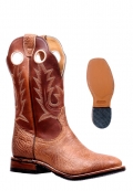 New Promotion Boulet Men's Rider Sole Tan - Full Round toe New Promotion Boulet Men's Rider Sole Tan - Full Round toe