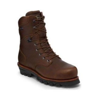 CHIPPEWA MEN'S HONCHO WATERPROOF WORK BOOTS - COMPOSITE TOE-BROWN