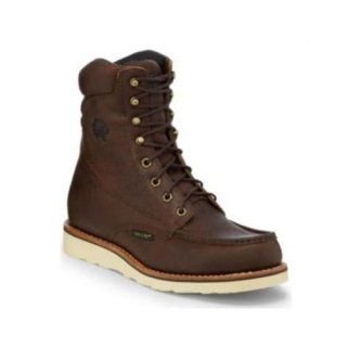 CHIPPEWA MEN'S EDGE WALKER WATERPROOF WORK BOOTS - SOFT TOE-BROWN