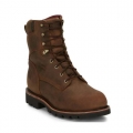 CHIPPEWA MEN'S WATERPROOF WORK BOOTS - STEEL TOE-BROWNSelect Color: Brown