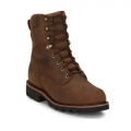 CHIPPEWA MEN'S WATERPROOF WORK BOOTS - SOFT TOE-BROWN