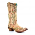 Corral Women's Boots C3463-Beige | New Arrivals