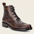 Cuadra Men's Hand-Painted Brown Bi Tone Leather Boot | New Arrivals  Cuadra Men's Hand-Painted Brown Bi Tone Leather Boot | New Arrivals