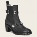 Cuadra Women's Urban Black Bootie With Decorative Stripes | New Arrivals Cuadra Women's Urban Black Bootie With Decorative Stripes | New Arrivals