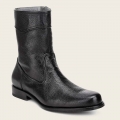 Cuadra Men's Hand-Painted Black Leather Boot With Bumped Rims | New Arrivals  Cuadra Men's Hand-Painted Black Leather Boot With Bumped Rims | New Arrivals