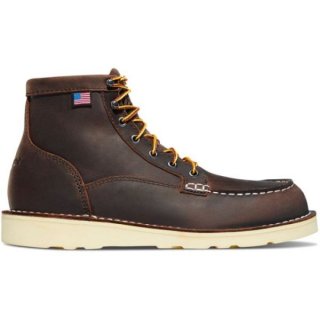 Danner | Women's Bull Run Moc Toe 6" Brown Steel Toe Boots | Online Sale