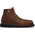 Danner | Men's Bull Run Moc Toe 6" Tobacco - Black Wedge Boots | Online Sale