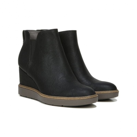 Dr. Scholl's Women's Johnnie Wedge Bootie - Black | Special Offer