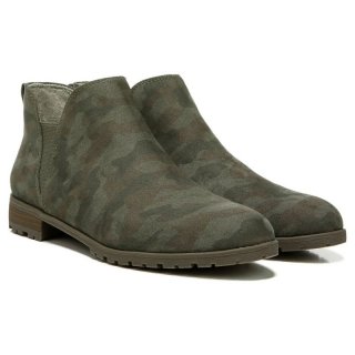 Dr. Scholl's Women's Real Cute Slip On Bootie - Olive | Special Offer