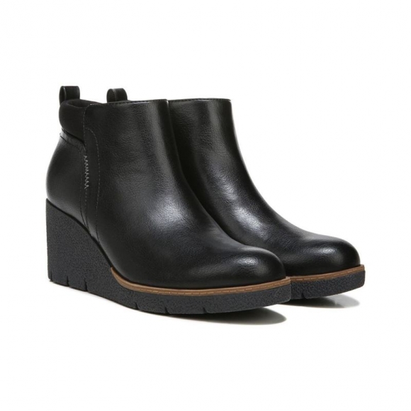 Dr. Scholl's Women's Berklie Wedge Bootie - Black | Special Offer