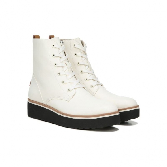 Dr. Scholl's Women's Local Platform Boot - White | Special Offer