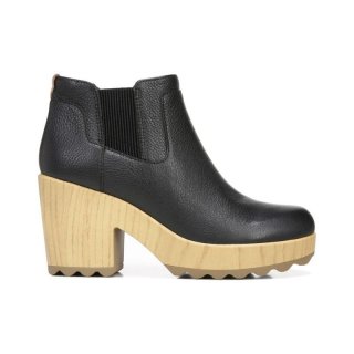 Dr. Scholl's Women's Wild About Block Heel Chelsea Boot - Black Leather | Special Offer