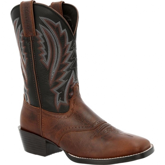 Durango Men's Westward Dark Chestnut Black Onyx Western Boot-Dark Chestnut Black Onyx | Outlet Sale