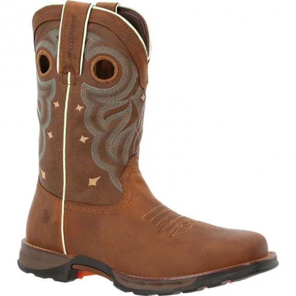 Durango Maverick Steel Toe Waterproof Western Work Boot-Rugged Tan | Outlet Sale