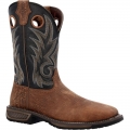 Durango Men's WorkHorse Acorn Black Onyx Steel Toe Western Work Boot-Acorn And Black Onyx | Outlet Sale