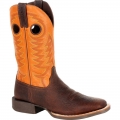 Durango Men's Rebel Pro Orange Western Boot-Bay Brown And Monarch Orange | Outlet Sale