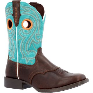 Durango Westward Hickory Turquoise Western Boot-Hickory And Turquoise | Outlet Sale