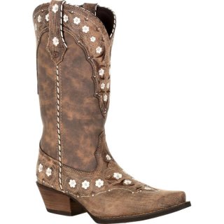 Durango Crush by Durango Floral Western Boot-Driftwood | Outlet Sale