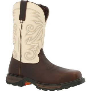 Durango Men's Maverick XP Composite Toe Waterproof Western Work Boot-Chocolate And White | Outlet Sale