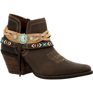 Durango Crush by Durango Dark Chestnut Western Bootie-Dark Chestnut | Outlet Sale