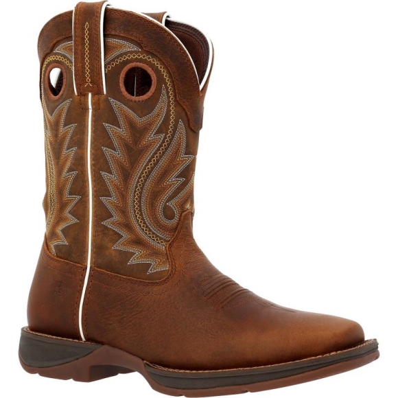 Durango Men's Rebel by Durango Dark Chestnut Western Boot-Saddle Brown | Outlet Sale