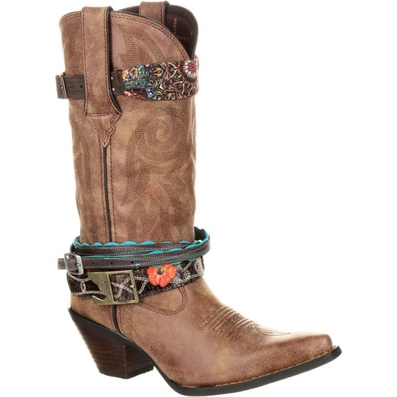 Durango Crush by Durango Accessorized Western Boot-Brown | Outlet Sale