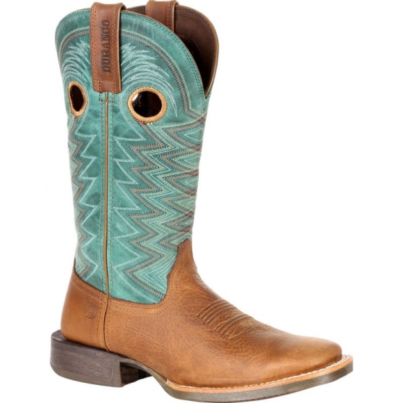 Durango Lady Rebel Pro Teal Western Boot-Wheat And Tidal Teal | Outlet Sale