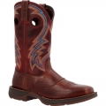 Durango Men's Rebel by Durango Burnished Pecan Fire Brick Western Boot-Chestnut Pink Rose | Outlet Sale