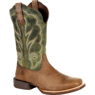 Durango Lady Rebel Pro Ventilated Olive Western Boot-Dusty Brown And Olive Green | Outlet Sale