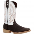 Durango Men's Rebel Pro Lite Dark Hickory White Western Boot-Chocolate Brown White | Outlet Sale