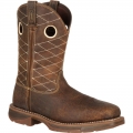 Durango Men's Workin' Rebel by Durango Brown Composite Toe-Burnt Umber And Dark Brown | Outlet Sale