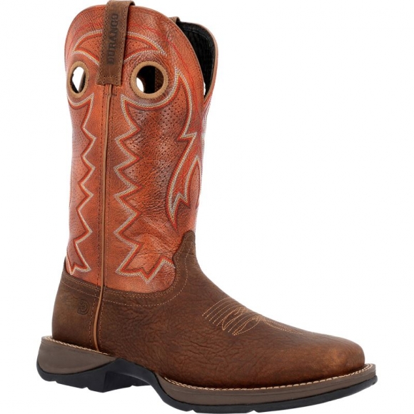 Durango Men's Rebel by Durango Brown Ventilated Western Boot-Cimarron Brown | Outlet Sale