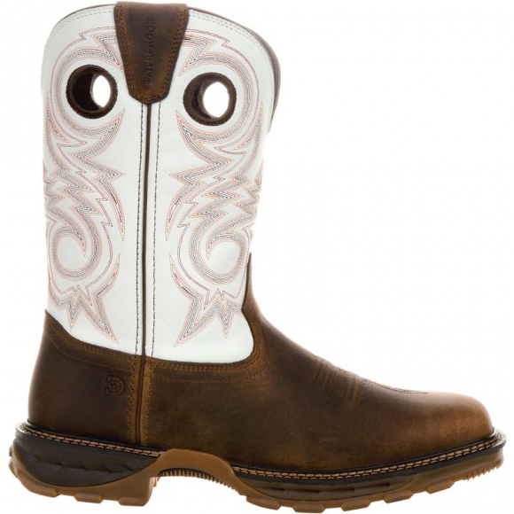 Durango Men's Maverick XP Waterproof Western Work Boot-Chocolate And White | Outlet Sale