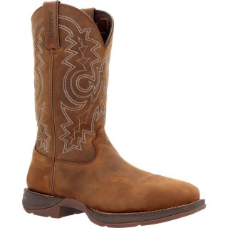 Durango Men's Rebel Work Steel Toe Waterproof Western Boot-Saddle Brown | Outlet Sale