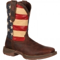 Durango Men's Rebel by Durango Patriotic Pull-On Western Flag Boot-Brown And Union Flag | Outlet Sale