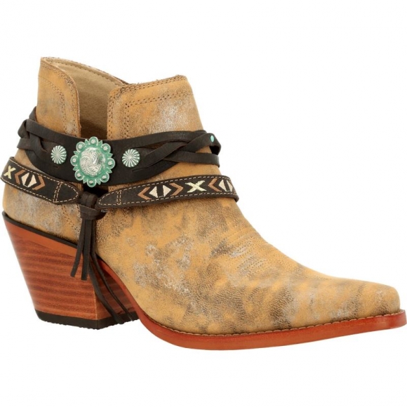 Durango Crush by Durango Antique Silver Western Bootie-Antique Silver | Outlet Sale