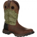 Durango Men's Maverick XP Waterproof Western Work Boot-Oiled Brown And Forest Green | Outlet Sale