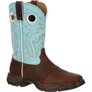 Durango Lady Rebel by Durango Powder n' Lace Saddle Western Boot-Powder N Lace | Outlet Sale