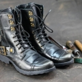 Men's Handmade Italian Leather Motorcycle Boots High | Save More