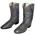 Men's Laredo Cowboy Boots Gray 5 D Country Western Wear Rodeo | Save More