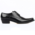 Men's Footcourt Black Texas Shoes for Genuine Leather Lace up | Save More