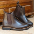 Women's Handmade Chelsea Leather Brown Boots Goodyear Welted Boots | Save More